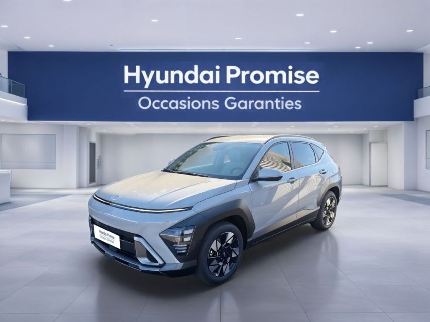 75010 : Hyundai Paris Nord - Goncourt Automobiles - HYUNDAI KONA Executive - KONA II - Gris - Automate sequentiel - Essence / Courant électrique