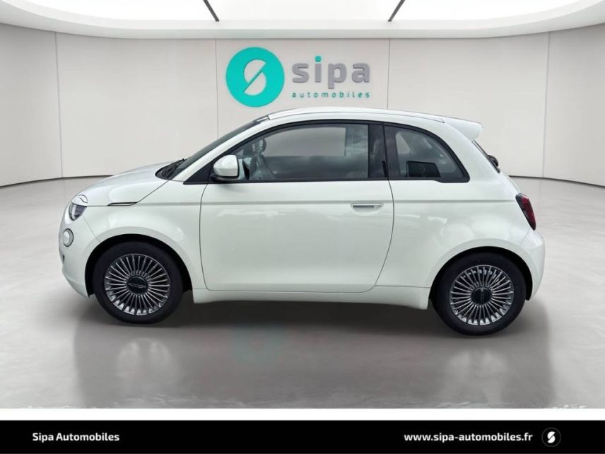 75010 : Hyundai Paris Nord - Goncourt Automobiles - FIAT 500e BERLINE MY22 SERIE 1 STEP 2 Icône - 500 III ELECTRIQUE - Blanc - Automate à fonct. Continu - Courant électrique