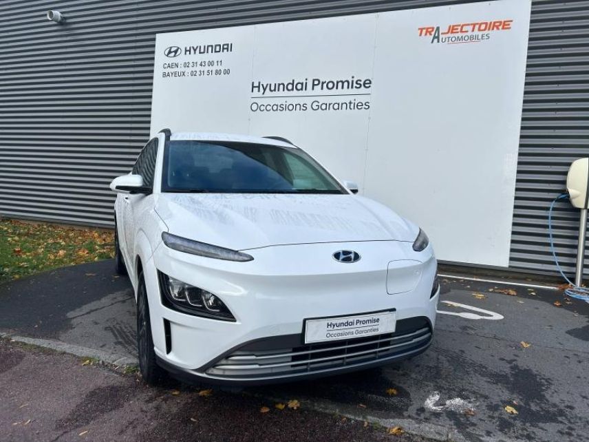 14112 : Hyundai Caen - Trajectoire Automobiles - HYUNDAI Kona - Kona - Serenity White Métal - Traction - Electrique