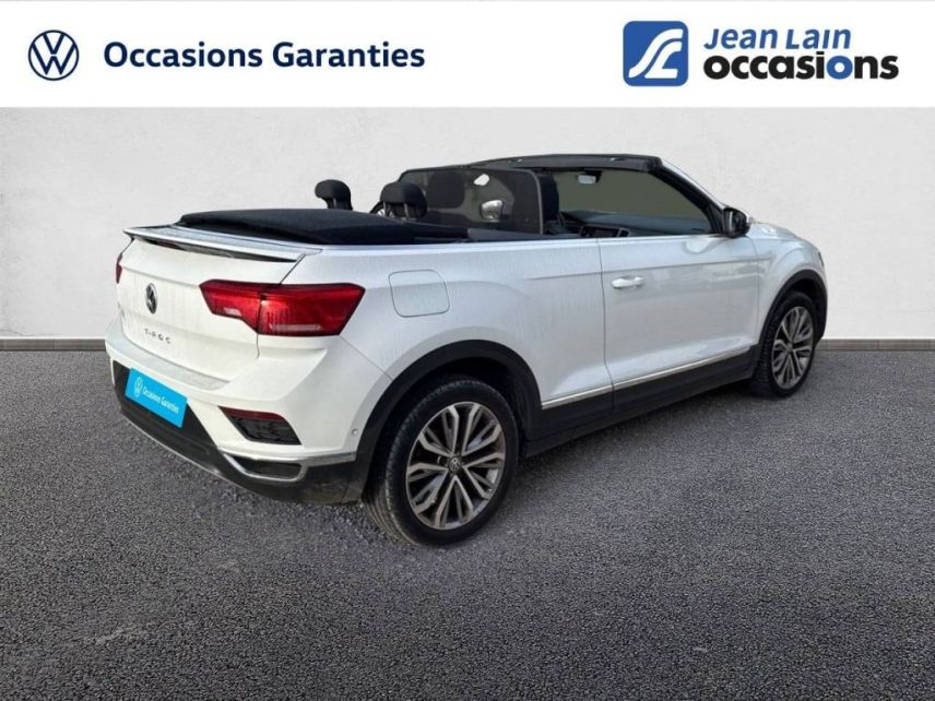 75010 : Hyundai Paris Nord - Goncourt Automobiles - VOLKSWAGEN T-ROC CABRIOLET Style - T-ROC - BLANC PUR / CAPOTE NOIRE  - Automate sequentiel - Essence sans plomb