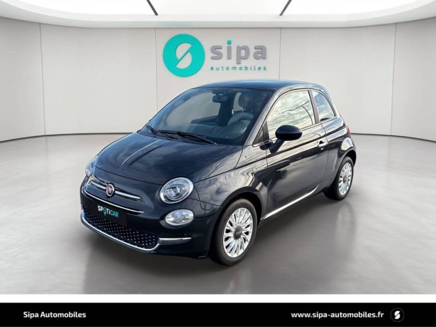 75010 : Hyundai Paris Nord - Goncourt Automobiles - FIAT 500 SERIE 9 EURO 6D-FULL Dolcevita - 500 II - NOIR - Boîte manuelle - Essence sans plomb
