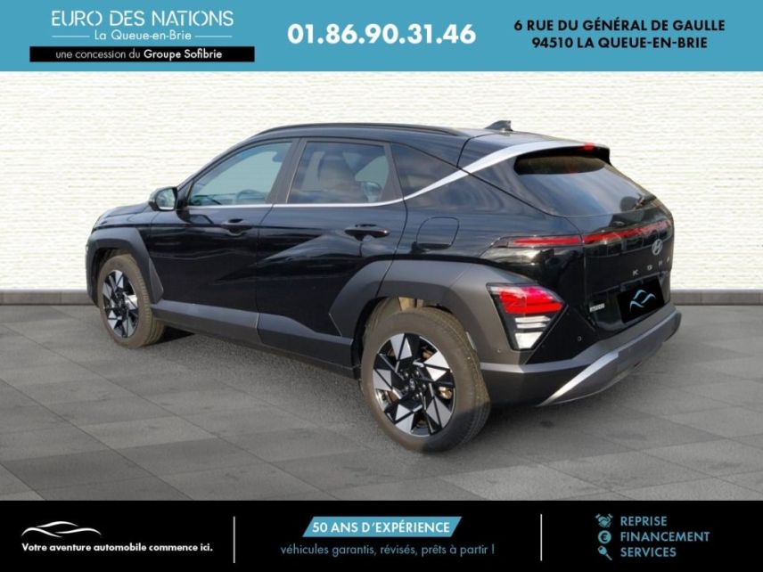 75010 : Hyundai Paris Nord - Goncourt Automobiles - HYUNDAI KONA Executive - KONA II - NOIRE - Automate sequentiel - Essence / Courant électrique