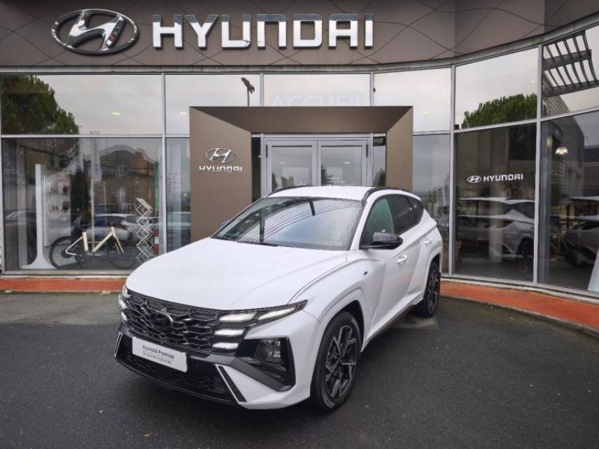 19100 : Hyundai Brive-la-Gaillarde - Garage Pouget - HYUNDAI Tucson - Tucson - Serenity White Métal - Traction - Hybride : Essence/Electrique