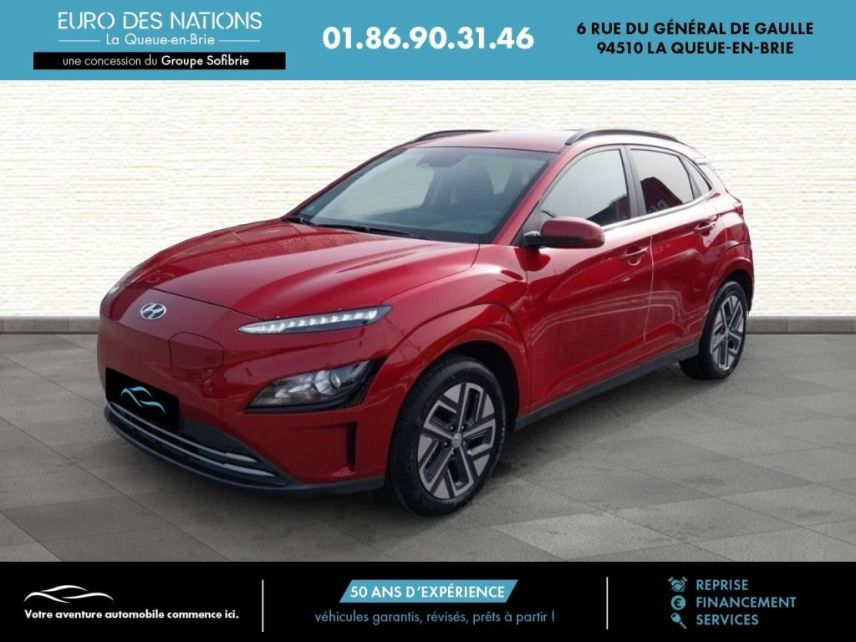 75010 : Hyundai Paris Nord - Goncourt Automobiles - HYUNDAI KONA ELECTRIC Intuitive - KONA ELECTRIQUE - ROUGE - Automate à fonct. Continu - Courant électrique