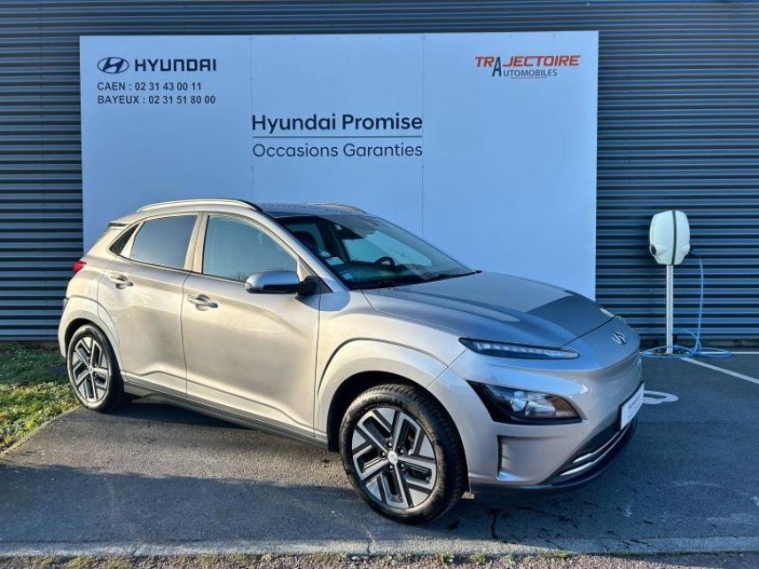 14112 : Hyundai Caen - Trajectoire Automobiles - HYUNDAI Kona - Kona - Shimmering Silver Métal - Traction - Electrique