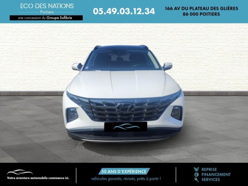 86000 : Hyundai Poitiers - Eco des Nations - HYUNDAI Tucson - Tucson - Blanc - Transmission intégrale - Hybride rechargeable : Essence/Electrique