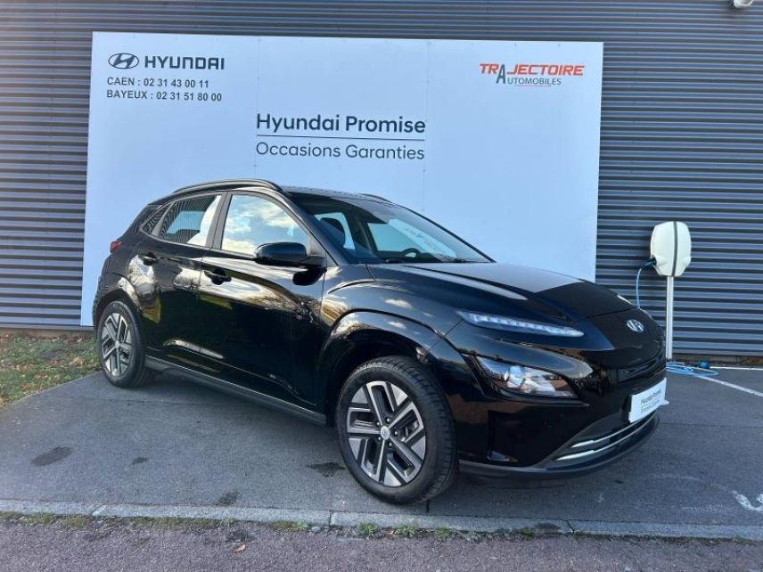 14112 : Hyundai Caen - Trajectoire Automobiles - HYUNDAI Kona - Kona - Phantom Black Métal - Traction - Electrique