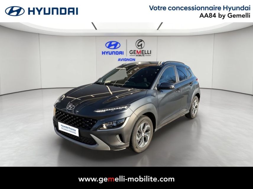 75010 : Hyundai Paris Nord - Goncourt Automobiles - HYUNDAI KONA HYBRID Intuitive - KONA - Gris - Automate sequentiel - Essence / Courant électrique