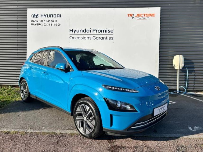 14112 : Hyundai Caen - Trajectoire Automobiles - HYUNDAI Kona - Kona - Surfy Blue Métal - Traction - Electrique