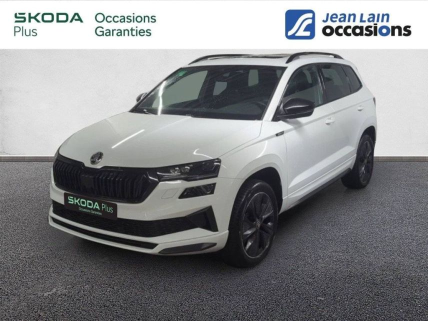 75010 : Hyundai Paris Nord - Goncourt Automobiles - SKODA KAROQ Sportline - KAROQ - BLANC LUNE - Automate sequentiel - Essence sans plomb