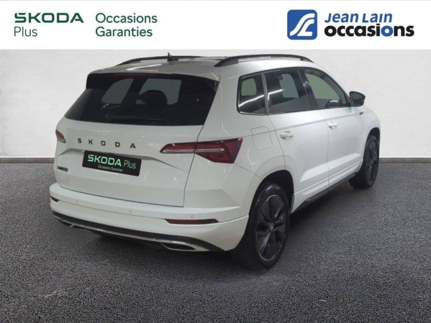 75010 : Hyundai Paris Nord - Goncourt Automobiles - SKODA KAROQ Sportline - KAROQ - BLANC LUNE - Automate sequentiel - Essence sans plomb