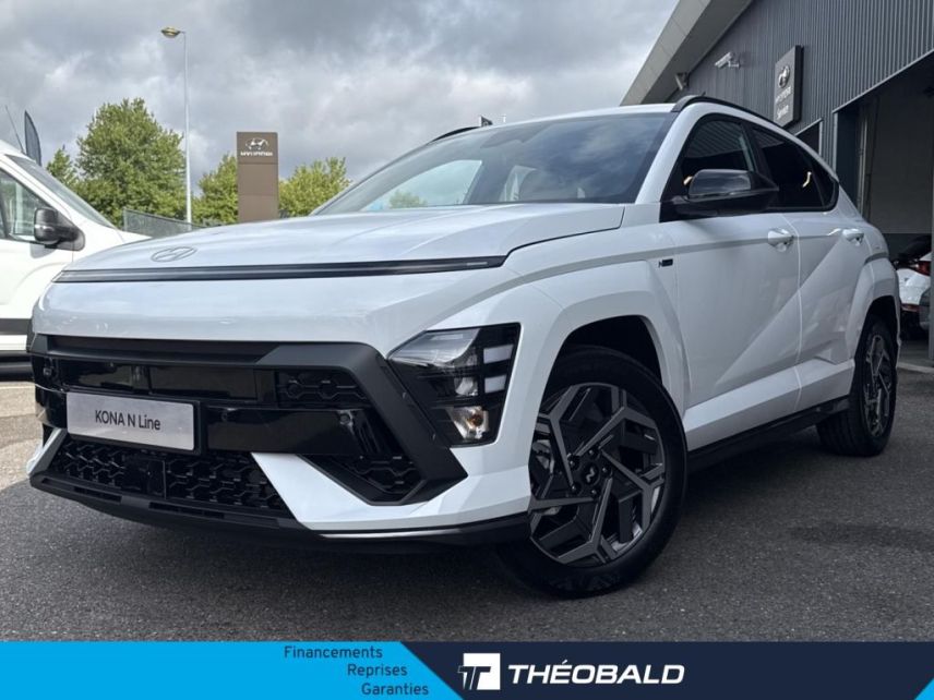 54520 : Hyundai Nancy - Théobald Automobiles - HYUNDAI Kona - Kona - Atlas White - Traction - Hybride : Essence/Electrique