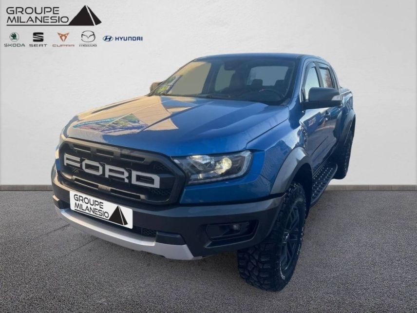 75010 : Hyundai Paris Nord - Goncourt Automobiles - FORD RANGER DOUBLE CABINE RAPTOR - RANGER DOUBLE CABINE (02/2019-10/2022) - Noir - Boîte automatique - Diesel