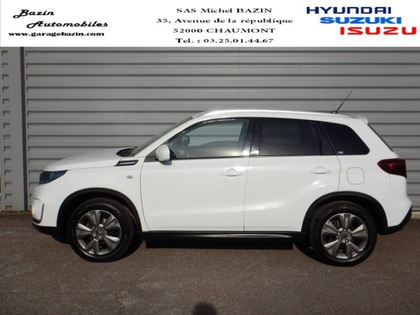 52000 : Hyundai Chaumont - Garage Michel Bazin - SUZUKI Vitara - Vitara - White - Transmission intégrale - Essence/Micro-Hybride