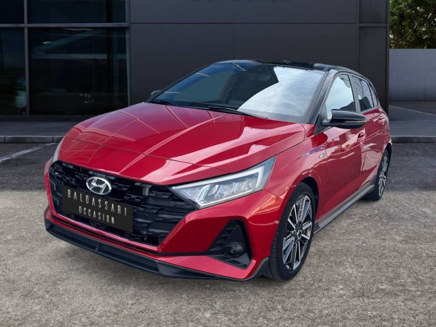 75010 : Hyundai Paris Nord - Goncourt Automobiles - HYUNDAI i20 N Line Creative - i20 III - Rouge - Automate sequentiel - Essence sans plomb