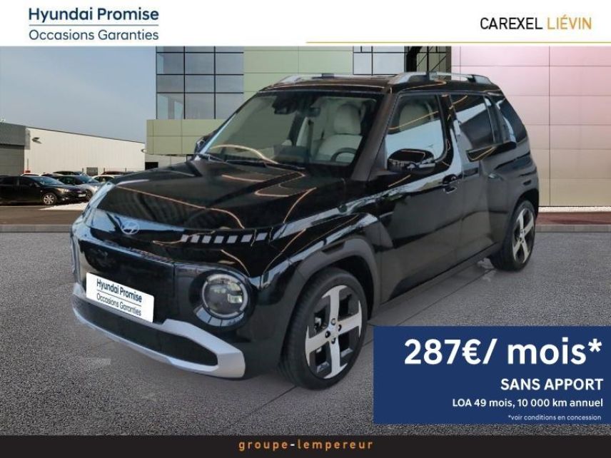 62800 : Hyundai Lens - Groupe Lempereur - HYUNDAI Inster - Inster - Abyss Black métal perlé - Traction - Electrique