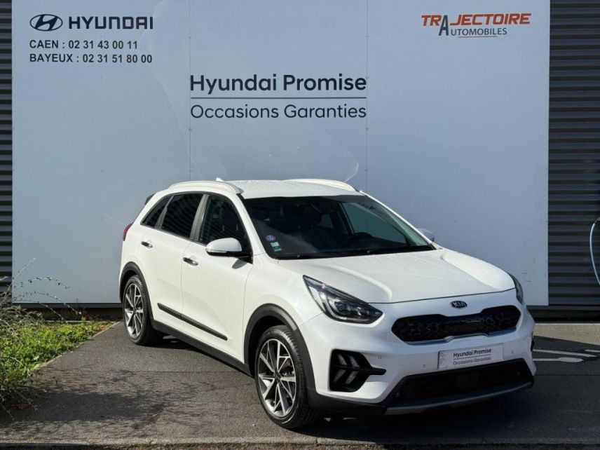 14112 : Hyundai Caen - Trajectoire Automobiles - KIA Niro - Niro - Blanc Celeste - Traction - Hybride : Essence/Electrique