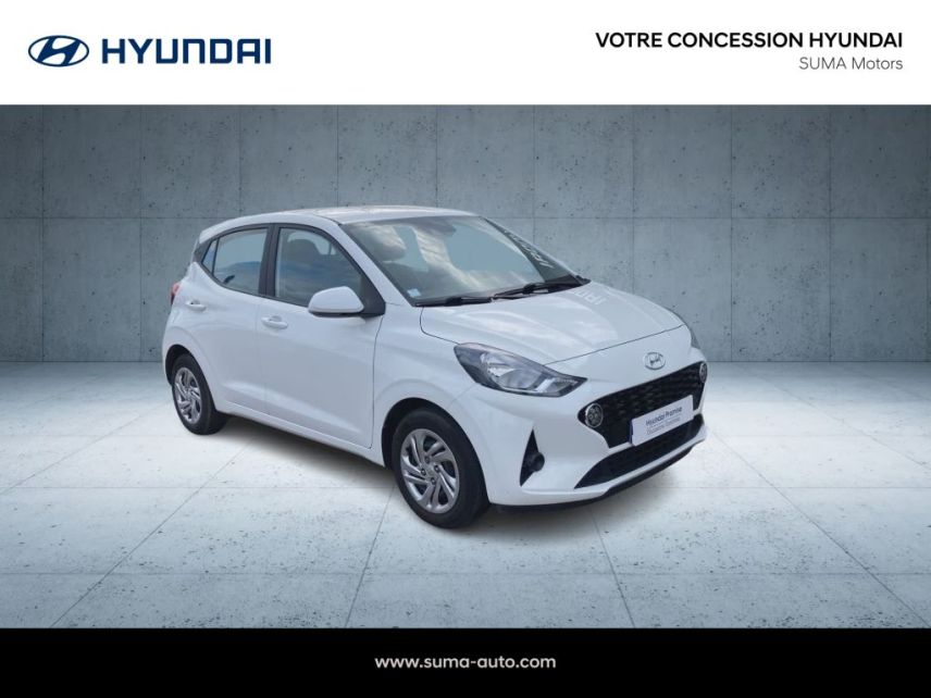 75010 : Hyundai Paris Nord - Goncourt Automobiles - HYUNDAI i10 Intuitive - i10 III - Blanc - Boîte manuelle - Essence sans plomb