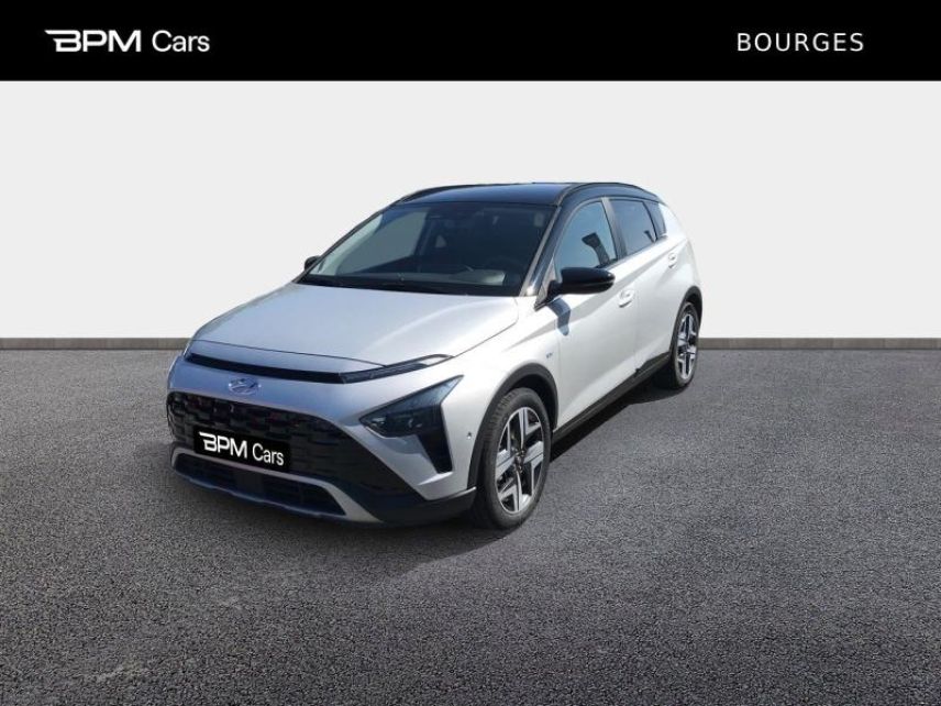 18230 : Hyundai Bourges - BPM Cars - HYUNDAI Bayon - Bayon - Sleek Silver Métal/Toit/rétros Black - Traction - Essence/Micro-Hybride