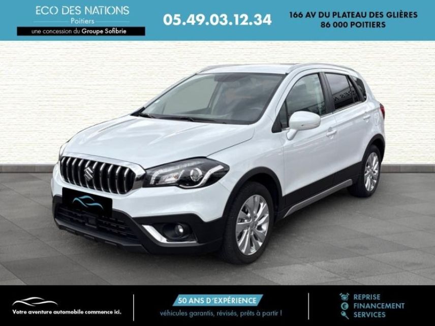86000 : Hyundai Poitiers - Eco des Nations - SUZUKI S-Cross - S-Cross - Blanc - Traction - Essence/Micro-Hybride