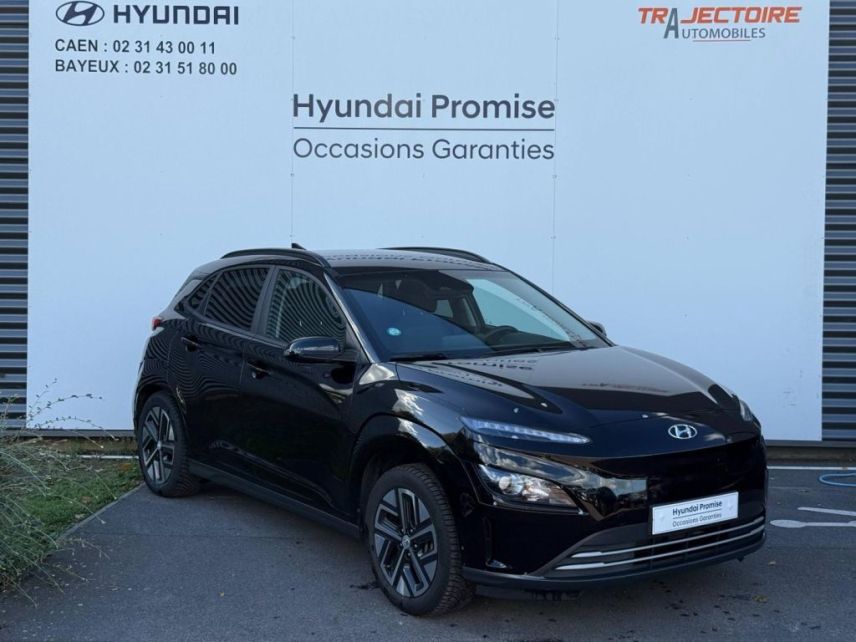 14112 : Hyundai Caen - Trajectoire Automobiles - HYUNDAI Kona - Kona - Phantom Black Métal - Traction - Electrique