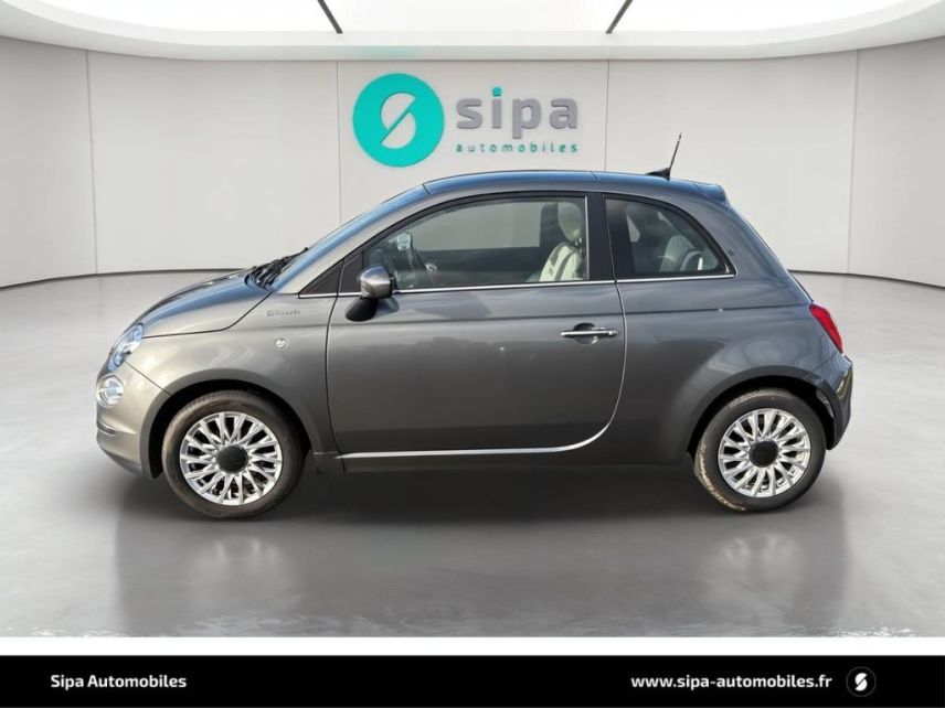 75010 : Hyundai Paris Nord - Goncourt Automobiles - FIAT 500 MY22 Dolcevita - 500 II - Gris - Boîte manuelle - Essence sans plomb