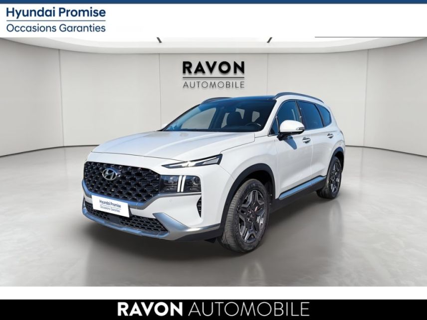 75010 : Hyundai Paris Nord - Goncourt Automobiles - HYUNDAI SANTA FE Executive - SANTA FE IV - Blanc - Boîte automatique - Essence / Courant électrique