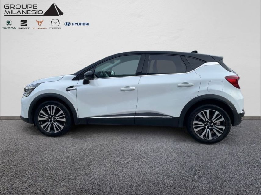 75010 : Hyundai Paris Nord - Goncourt Automobiles - RENAULT CAPTUR Initiale Paris - CAPTUR (11/2019-04/2024) - Blanc - Boîte hybride multimode - Essence / Courant électrique