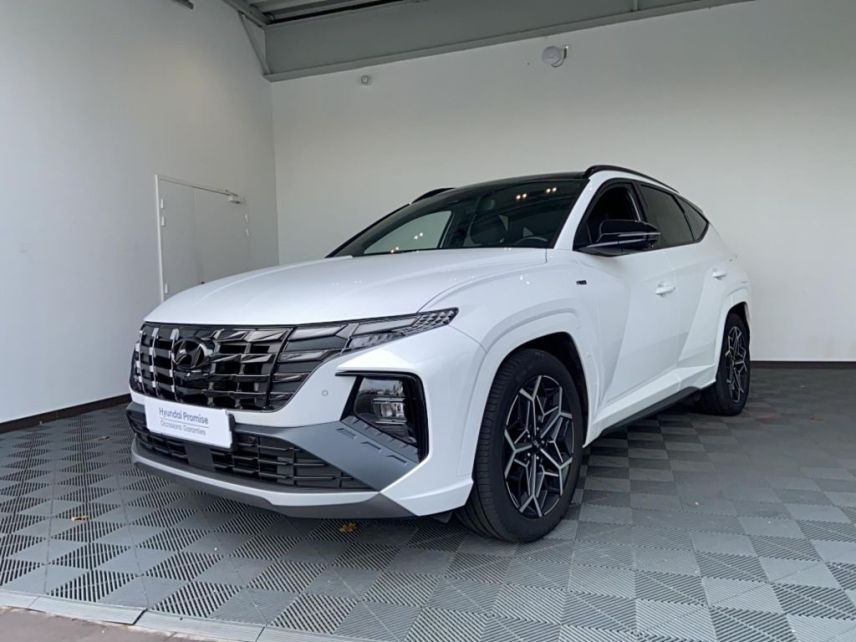 75010 : Hyundai Paris Nord - Goncourt Automobiles - HYUNDAI TUCSON N Line Executive - TUCSON IV - Blanc - Automate sequentiel - Diesel