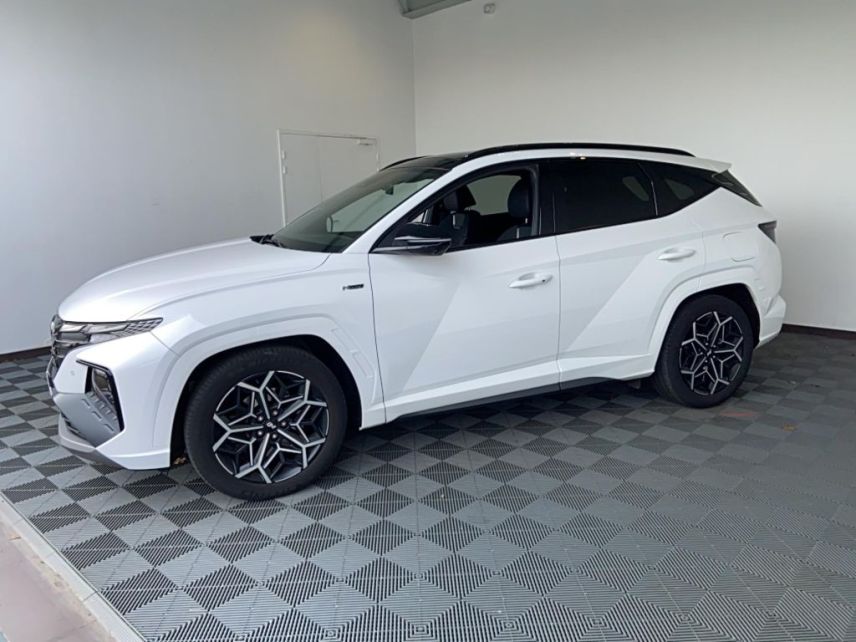 75010 : Hyundai Paris Nord - Goncourt Automobiles - HYUNDAI TUCSON N Line Executive - TUCSON IV - Blanc - Automate sequentiel - Diesel