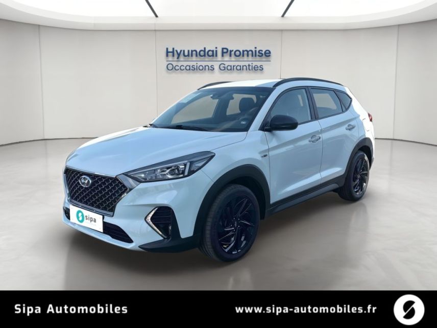 75010 : Hyundai Paris Nord - Goncourt Automobiles - HYUNDAI TUCSON N Line Edition - TUCSON III - Blanc - Boîte séquentielle - Diesel