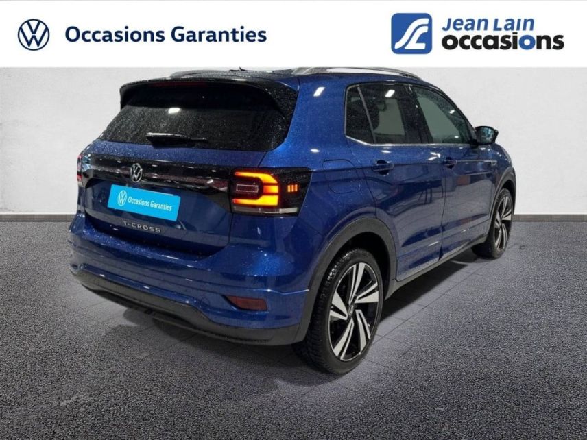 75010 : Hyundai Paris Nord - Goncourt Automobiles - VOLKSWAGEN T-CROSS R-Line Tech - T-CROSS - BLEU RECIF METALLISE - Automate sequentiel - Essence sans plomb