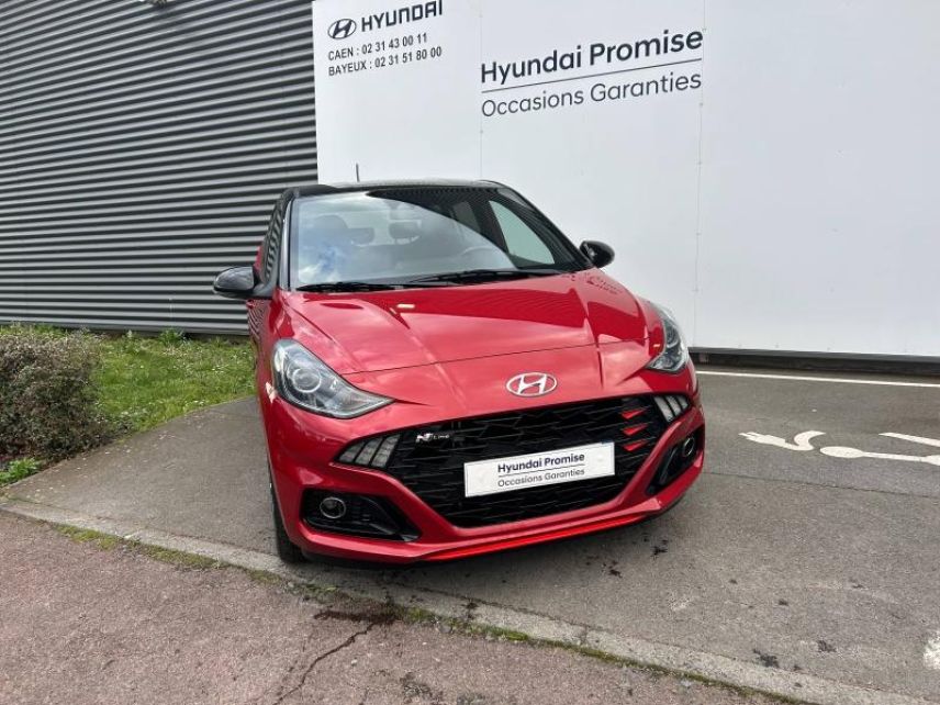 14112 : Hyundai Caen - Trajectoire Automobiles - HYUNDAI i10 - i10 - Dragon Red Métal - Traction - Essence
