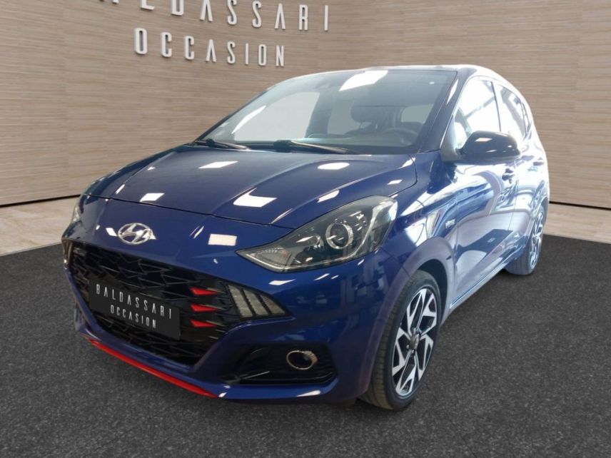 75010 : Hyundai Paris Nord - Goncourt Automobiles - HYUNDAI i10 N Line - i10 III - Bleu - Boîte manuelle - Essence sans plomb