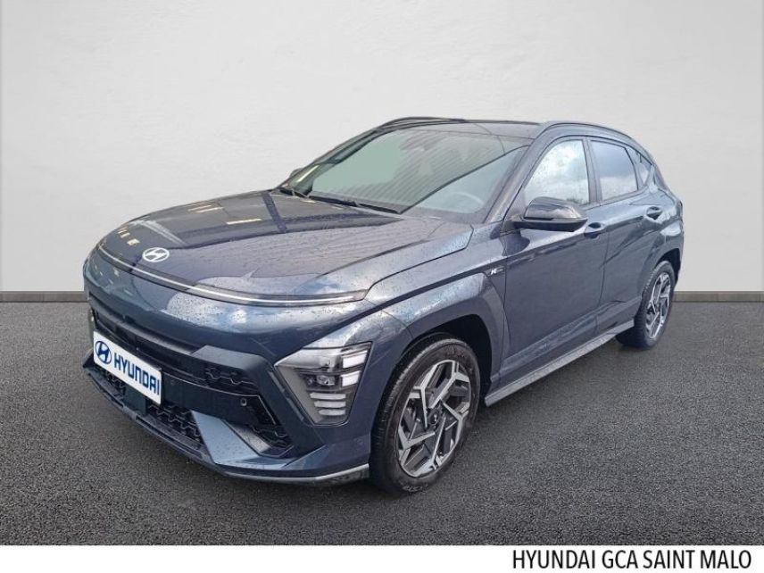 35400 : Hyundai Saint-Malo - GCA - HYUNDAI Kona - Kona - Denim Blue prl mtl/Toit/rétros Black - Traction - Hybride : Essence/Electrique
