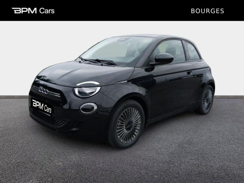 18230 : Hyundai Bourges - BPM Cars - FIAT 500 - 500 - Onyx Black pastel - Traction - Electrique