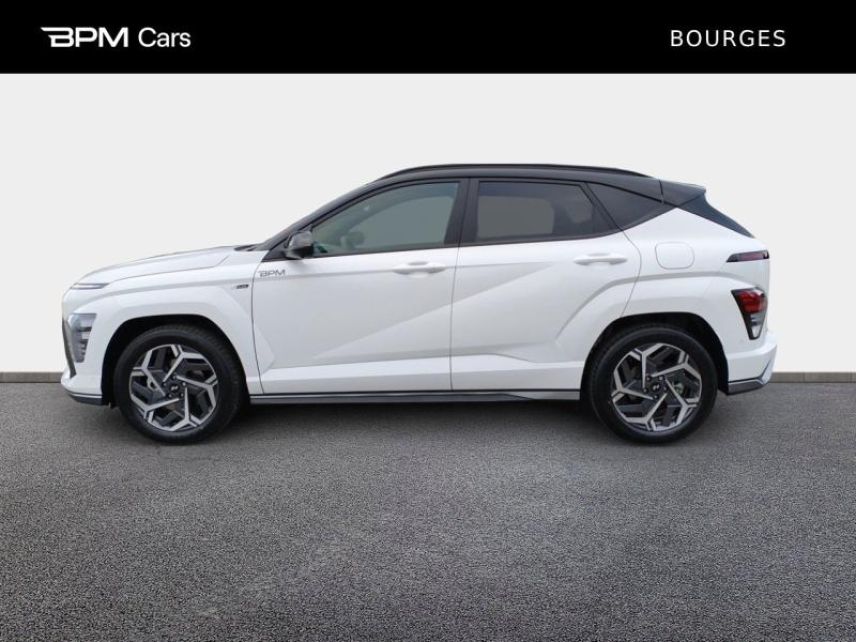 18230 : Hyundai Bourges - BPM Cars - HYUNDAI Kona - Kona - Atlas White/Toit/rétros Black - Traction - Hybride : Essence/Electrique