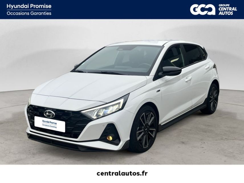 75010 : Hyundai Paris Nord - Goncourt Automobiles - HYUNDAI i20 N Line Creative - i20 III - Blanc - Boîte manuelle - Essence sans plomb