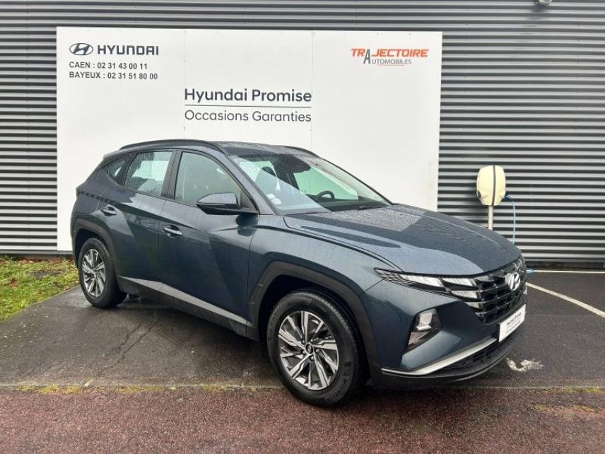 14112 : Hyundai Caen - Trajectoire Automobiles - HYUNDAI Tucson - Tucson - Teal Blue Métal - Traction - Hybride : Essence/Electrique