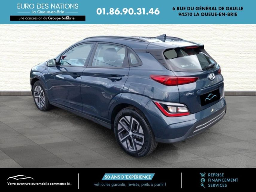 75010 : Hyundai Paris Nord - Goncourt Automobiles - HYUNDAI KONA ELECTRIC Intuitive - KONA ELECTRIQUE - BLEU FONCE - Automate à fonct. Continu - Courant électrique