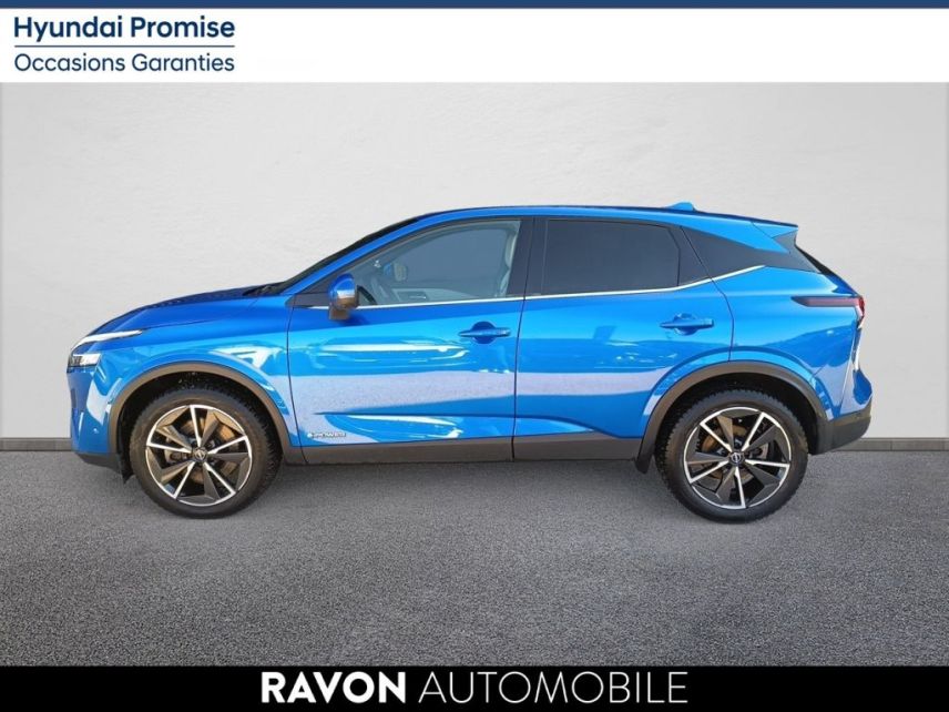 75010 : Hyundai Paris Nord - Goncourt Automobiles - NISSAN QASHQAI Tekna - QASHQAI III - Bleu - Automate à fonct. Continu - Essence / Courant électrique