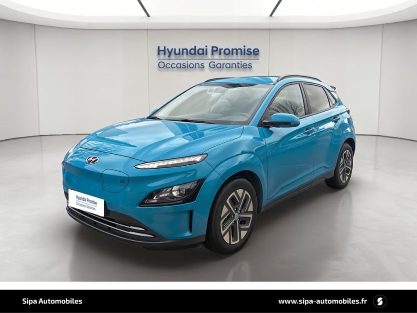 75010 : Hyundai Paris Nord - Goncourt Automobiles - HYUNDAI KONA ELECTRIC Intuitive - KONA ELECTRIC (12/2020) - Bleu - Automate à fonct. Continu - Courant électrique