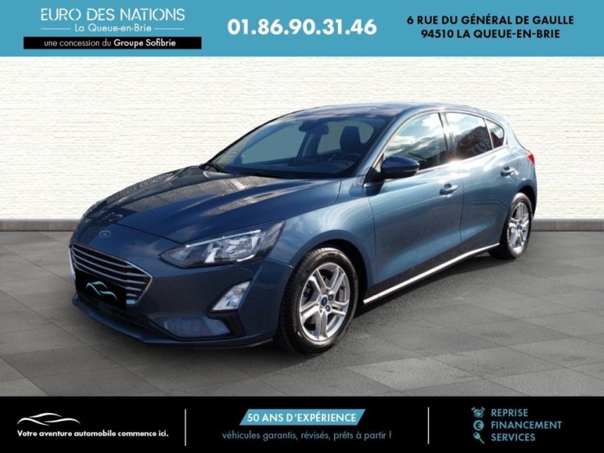 75010 : Hyundai Paris Nord - Goncourt Automobiles - FORD FOCUS Trend Business - FOCUS IV - BLEU - Boîte automatique - Diesel