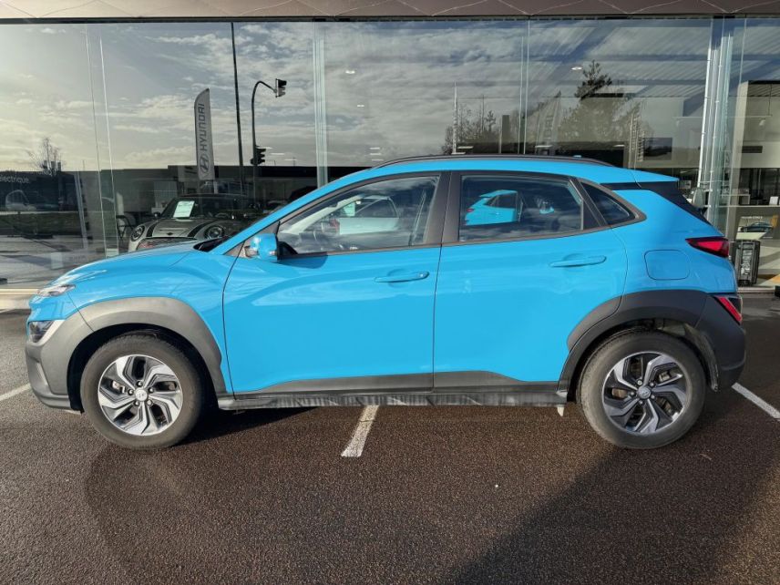 75010 : Hyundai Paris Nord - Goncourt Automobiles - HYUNDAI KONA HYBRID Initia - KONA - Bleu - Automate sequentiel - Essence / Courant électrique