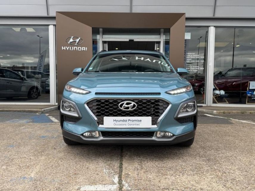 72100 : Hyundai Le Mans - GCH LE MANS - HYUNDAI Kona - Kona - Surfy Blue Métal - Traction - Hybride : Essence/Electrique