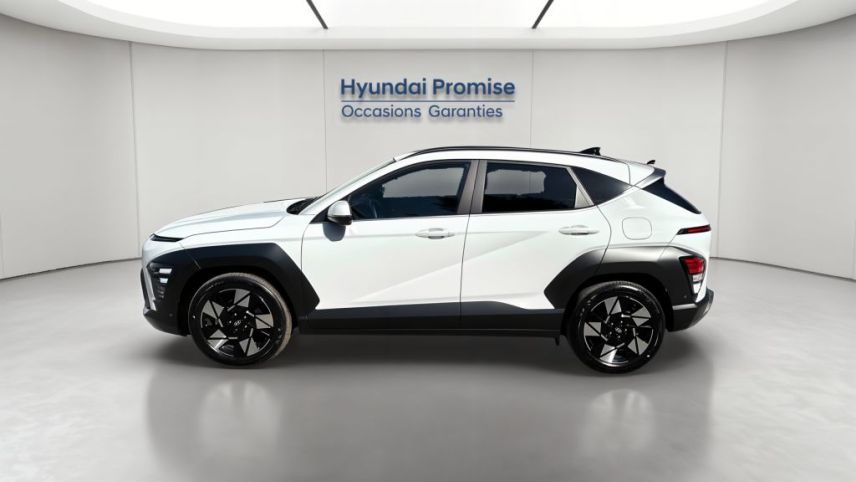 75010 : Hyundai Paris Nord - Goncourt Automobiles - HYUNDAI KONA Executive - KONA II - Blanc - Automate sequentiel - Essence / Courant électrique