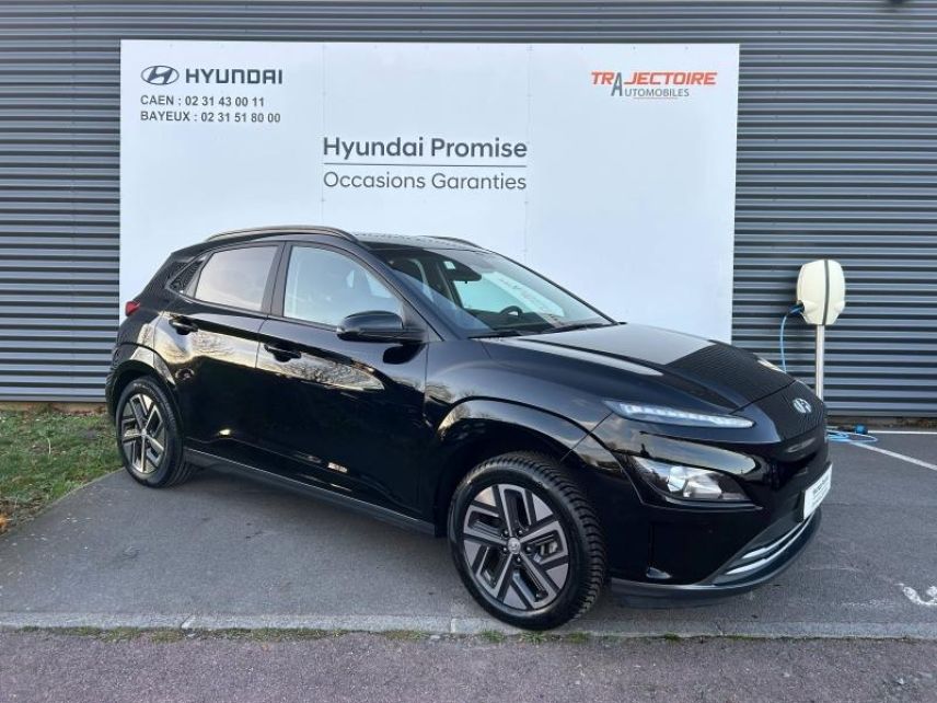 14112 : Hyundai Caen - Trajectoire Automobiles - HYUNDAI Kona - Kona - Phantom Black Métal - Traction - Electrique