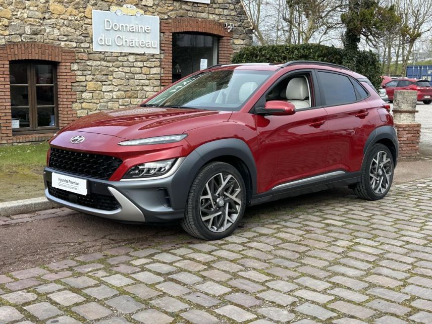 75010 : Hyundai Paris Nord - Goncourt Automobiles - HYUNDAI KONA HYBRID Executive - KONA - Rouge - Automate sequentiel - Essence / Courant électrique