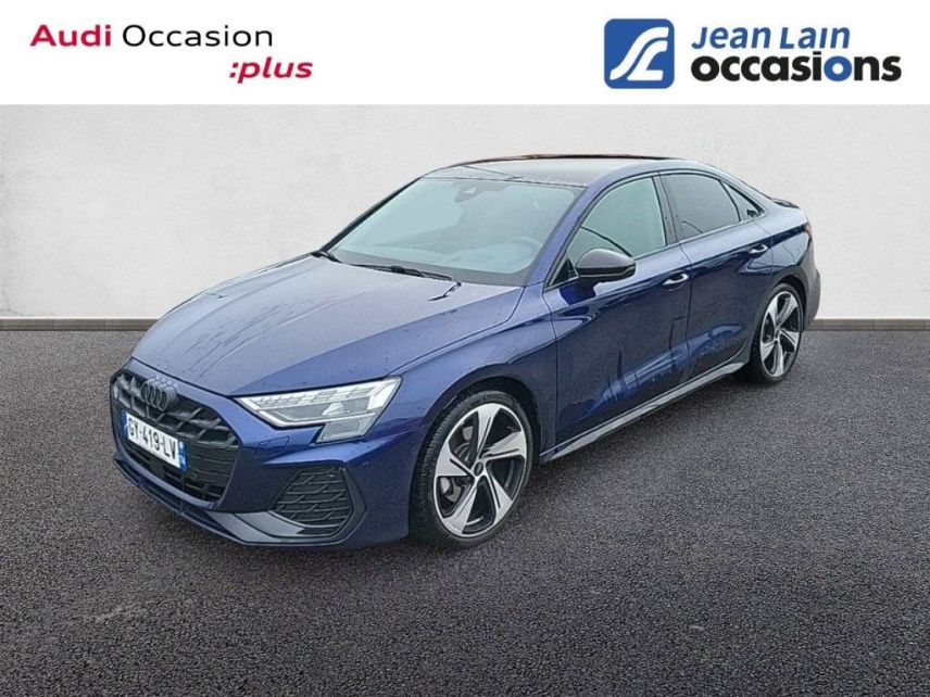 75010 : Hyundai Paris Nord - Goncourt Automobiles - AUDI A3 BERLINE S line - A3/S3/RS3 IV - BLEU NAVARRE METALLISE - Automate sequentiel - Essence sans plomb