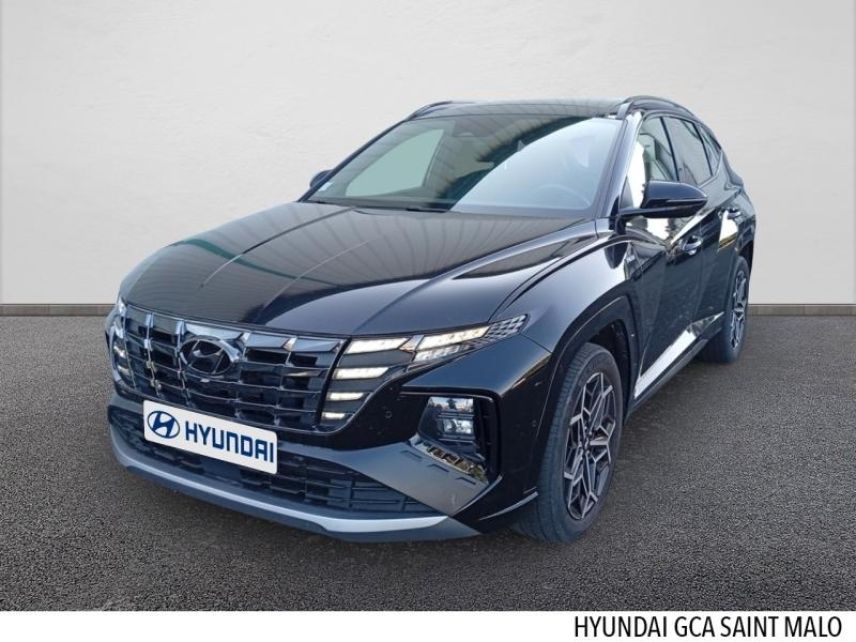 35400 : Hyundai Saint-Malo - GCA - HYUNDAI Tucson - Tucson - Serenity White Métal/Toit/rétros Black - Traction - Hybride : Essence/Electrique